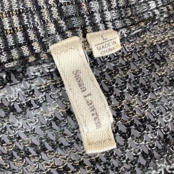 Susan Lawrence Space Dyed Loose Knit Belted Duster Cardigan Large - Picture 7 of 9